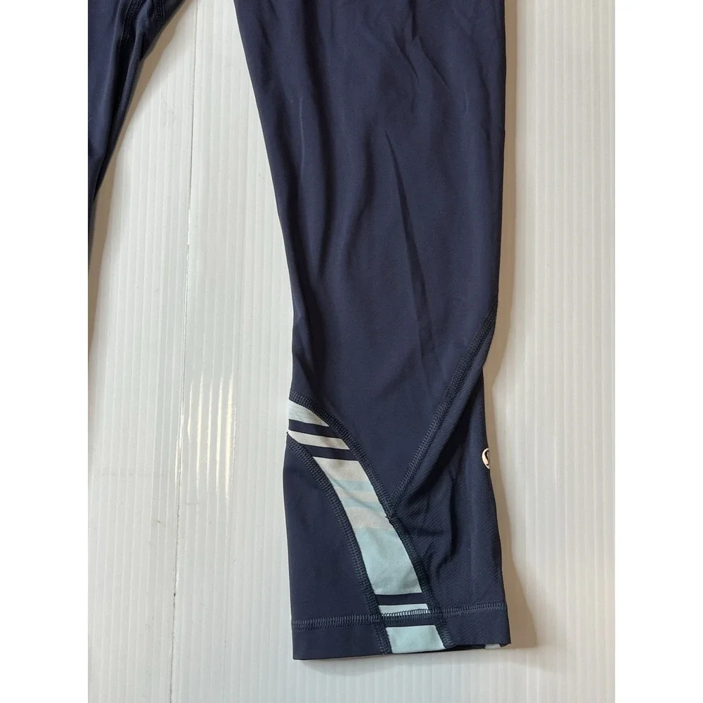 Lululemon Run: Inspire Crop II Leggings Cadet Blue Size 6